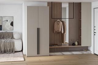 Шкаф распашной Микос - 2 МДФ Кашемир