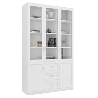 Книжный шкаф Библиограф - 3 №6 Белый