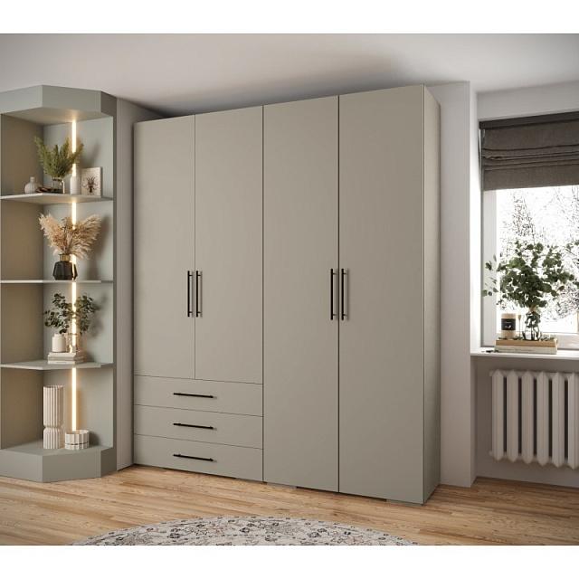 Шкаф распашной Лавис - 4 Кашемир