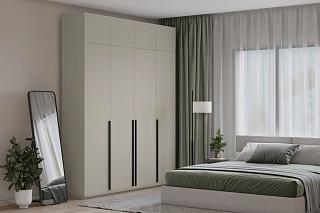 Шкаф распашной Лорена Пакс - 4 с антресолью Кашемир