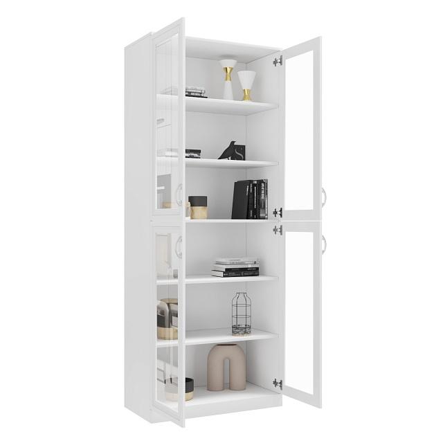 Книжный шкаф Библиограф - 2 №2 Белый