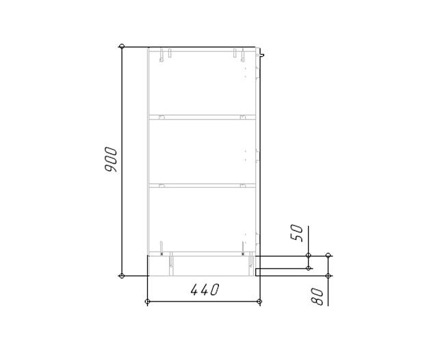 Тумба Лорена Пакс - 1 Кашемир