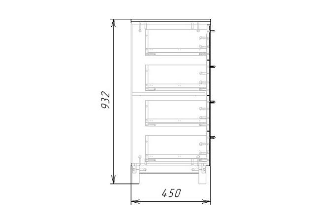 Комод Техас - 7 МДФ
