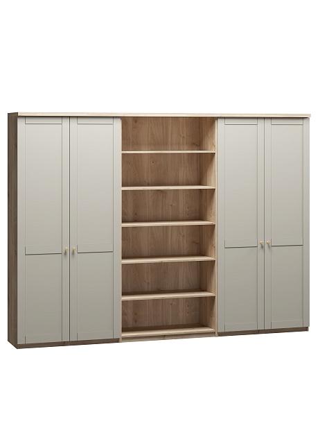 Шкаф распашной София РАХ - 22 МДФ Кастелло Медовый / Кашемир