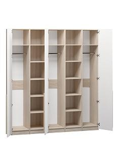 Шкаф распашной Хейсон - 14 Дуб Сонома / Белый