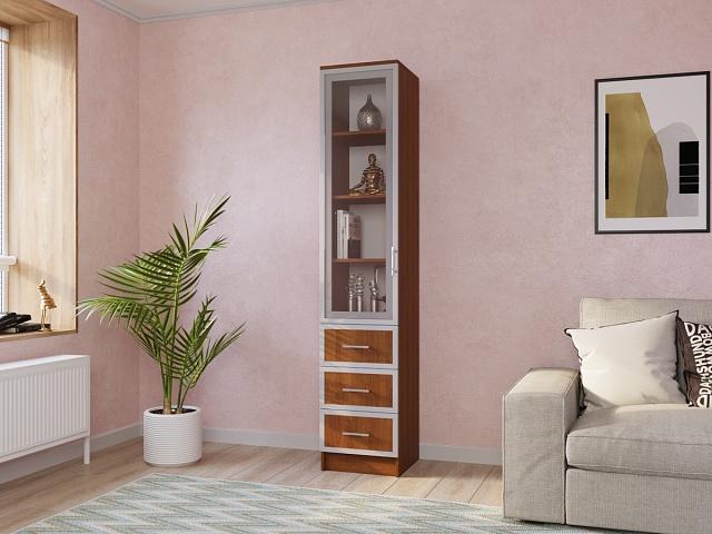 Книжный шкаф Альма - 5 Орех Экко