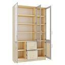 Книжный шкаф Альма - 16 Дуб Молочный