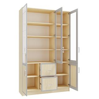 Книжный шкаф Альма - 16 Дуб Молочный