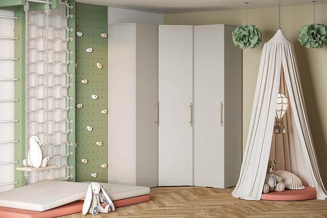 Шкаф угловой Мори-Хелена - 10 Кашемир