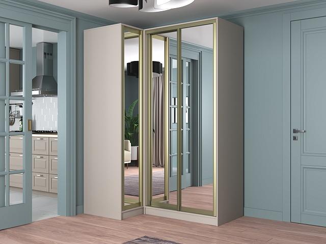 Шкаф-купе угловой Ромео - 7 Кашемир