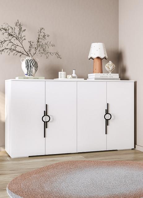 Комод Белиз - 3 Белый