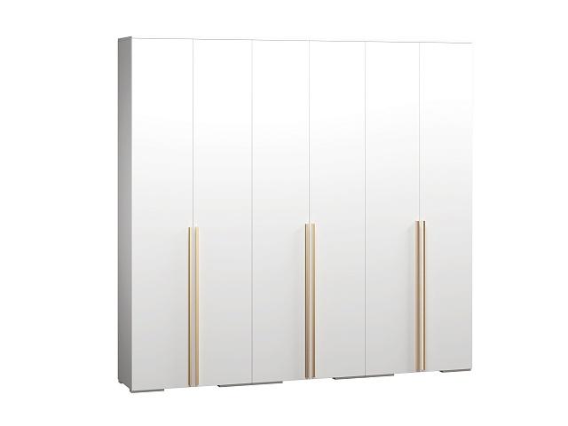 Шкаф распашной Эдинбург - 6 Белый