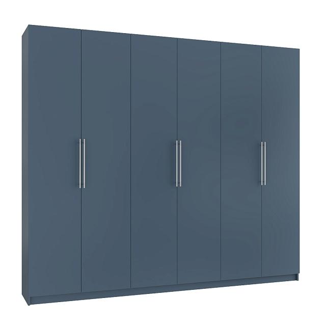 Шкаф распашной Калифорния - 6 Альби Полуночно-синий
