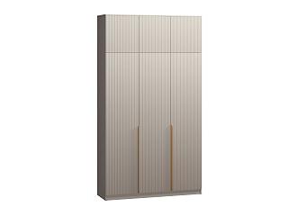 Шкаф распашной Монро - 3 с антресолью Кашемир