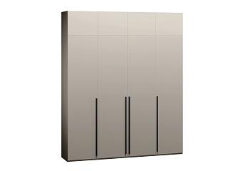 Шкаф распашной Лорена Пакс - 4 с антресолью Кашемир