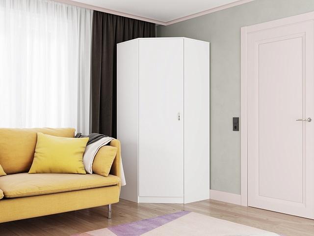 Шкаф угловой Стильный - 1У Белый