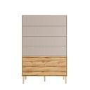 Комод Скарлет - 10 Дуб Золотистый / Кашемир