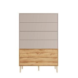 Комод Скарлет - 10 Дуб Золотистый / Кашемир