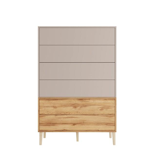 Комод Скарлет - 10 Дуб Золотистый / Кашемир