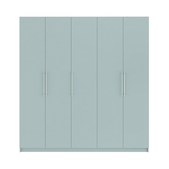 Шкаф распашной Калифорния - 5 Сумеречный Голубой