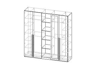 Шкаф распашной Лорена Пакс - 2.2 Кашемир