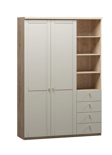 Шкаф распашной София РАХ - 32 МДФ Кастелло Медовый / Кашемир