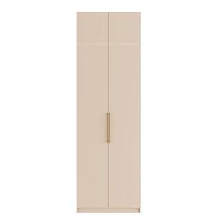 Шкаф распашной Калифорния - 2 с антресолью Сатин