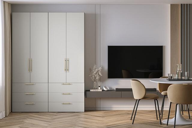 Шкаф распашной Мори-Хелена - 9 Кашемир