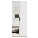 Шкаф распашной Астрис - 2 с зеркалом Белый