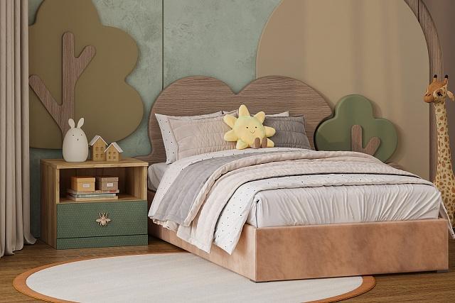 Тумба прикроватная Скарабей - 2 МДФ Пантано