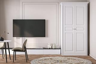 Шкаф распашной Классика Люкс - 8.2 МДФ