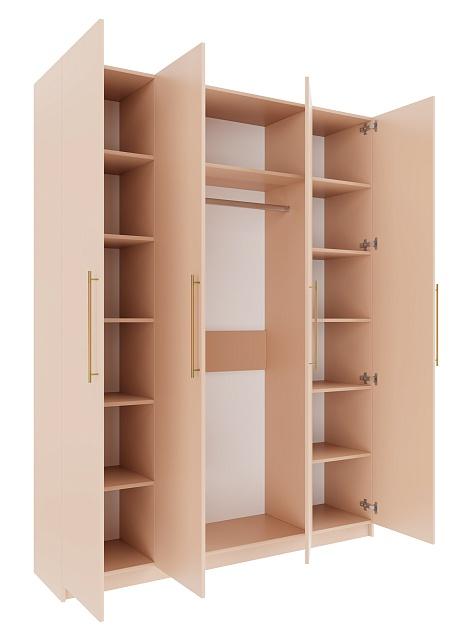 Шкаф распашной Калифорния - 4 Сатин