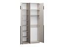 Шкаф распашной Марсель - 3 Кашемир с антресолью