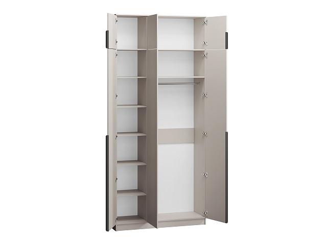 Шкаф распашной Марсель - 3 Кашемир с антресолью