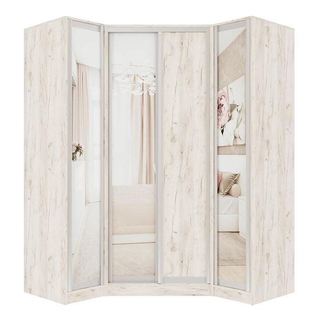 Шкаф-купе угловой Ромео - 10 Крафт Белый