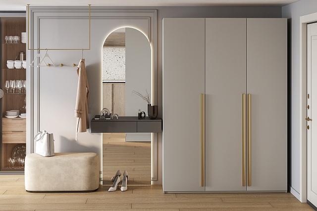 Шкаф распашной Лорена Хит - 3 Кашемир