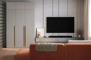 Шкаф распашной Лорена Хит - 3 с антресолью Кашемир