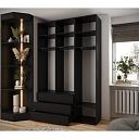 Шкаф распашной Лавис - 3.3 Черный