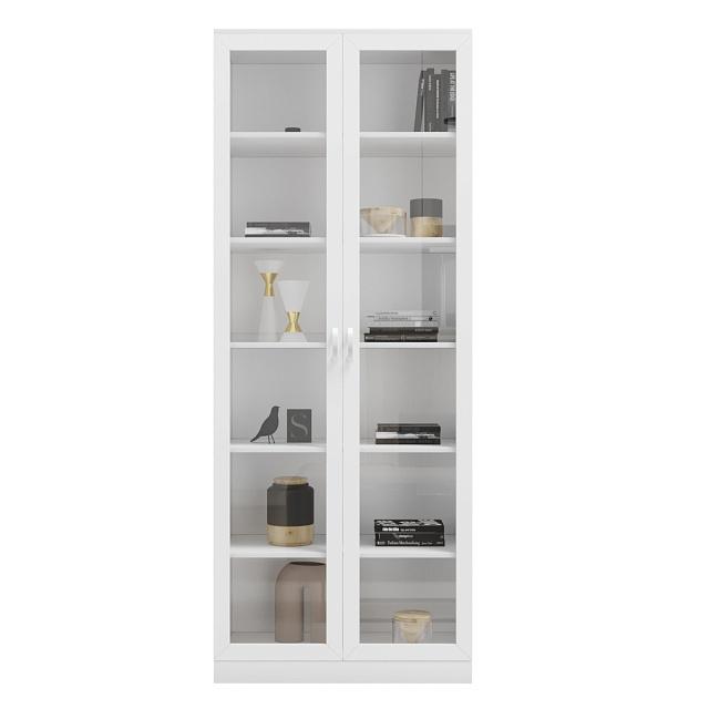 Книжный шкаф Библиограф - 2 №1 Белый