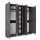 Шкаф распашной Калифорния - 5 Графит