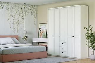 Шкаф распашной София РАХ - 13 МДФ Белый