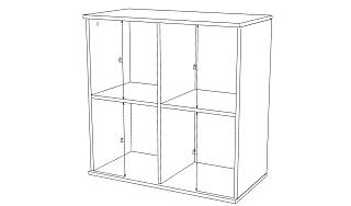 Комод Марвин Йорк - 5 Графит