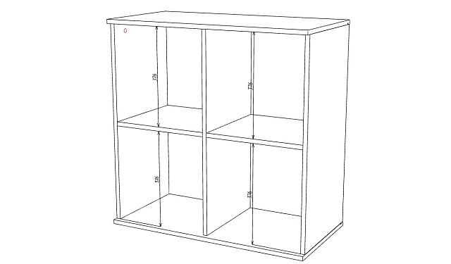 Комод Марвин Йорк - 5 Графит