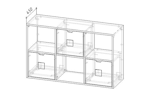 Стеллаж Kids - 14 Розовый Лайт