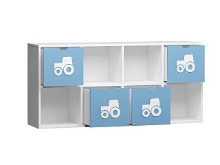 Стеллаж Kids - 3 Пастельно-Синий