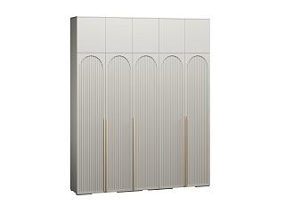 Шкаф распашной Рослин - 5 с антресолью Кашемир