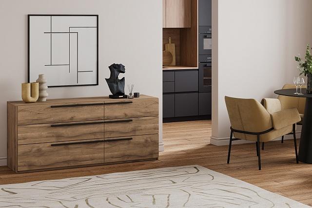 Комод Лорена Пакс - 3 Дуб Табачный