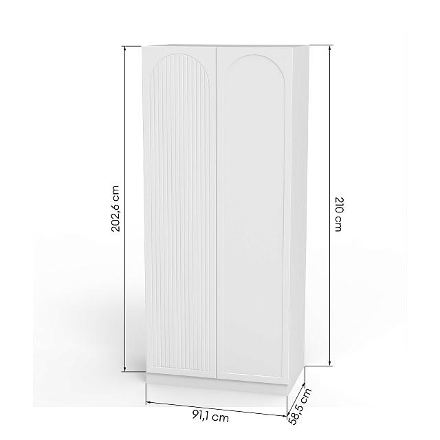 Шкаф распашной Нероли Пуш 3.2