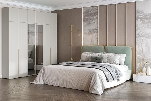 Шкаф распашной Солфорд - 6 А+З Кашемир