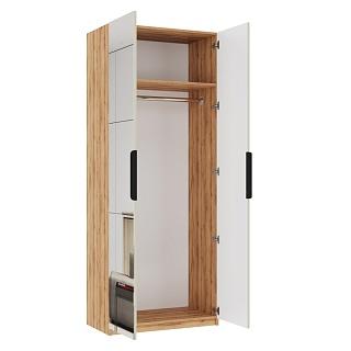 Шкаф распашной Астрис - 1 с зеркалом Сантьяго